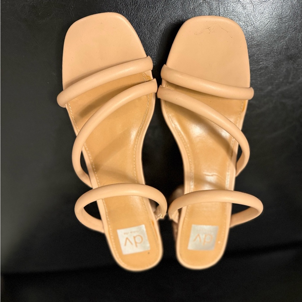 DV by Dolce Vita Women's Nude Strappy Sandals